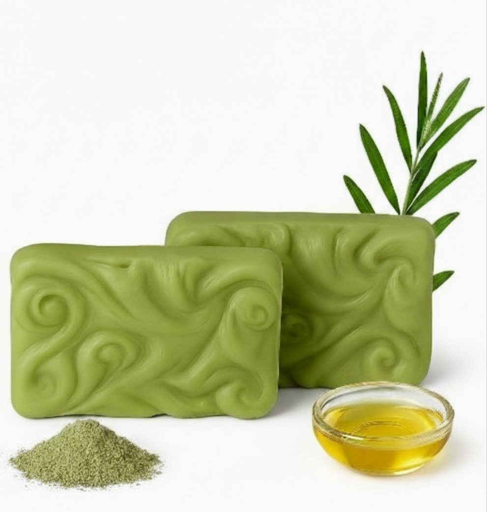 Small batch chemical-free facial soap – deep cleansing clay bar"
