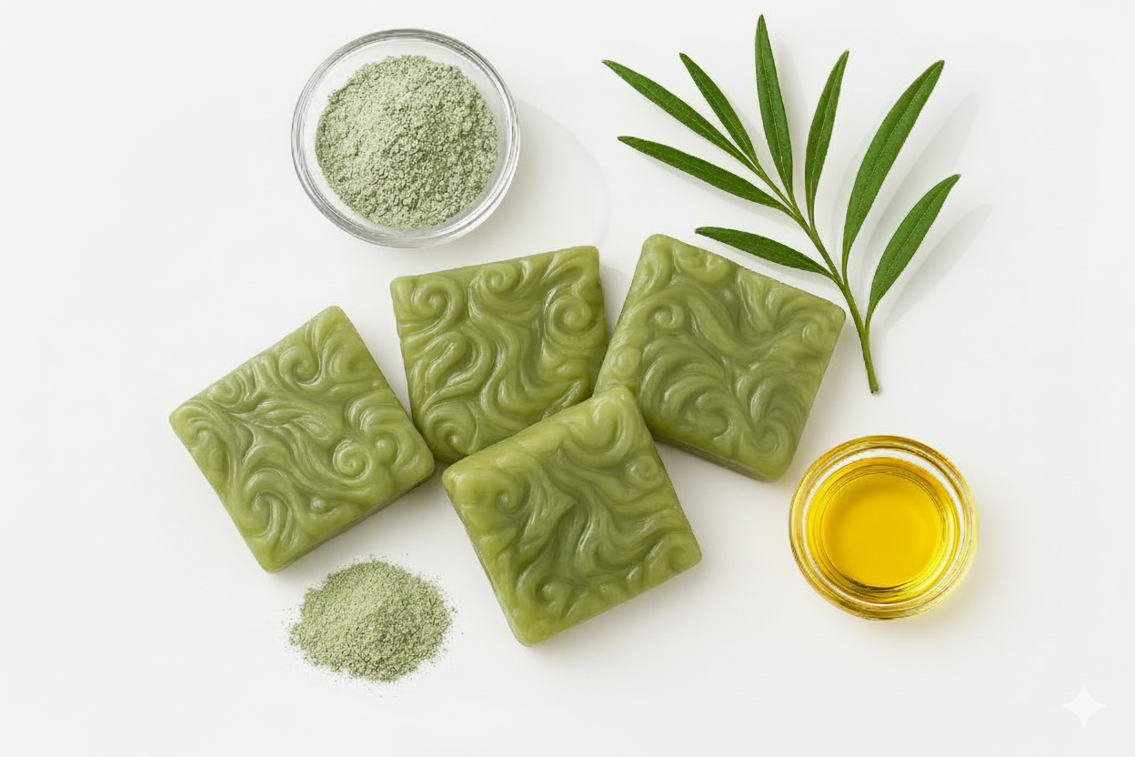 Ayraa Veda jojoba oil soap for clear, balanced, hydrated skin"